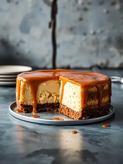 Salted Caramel Cheesecake