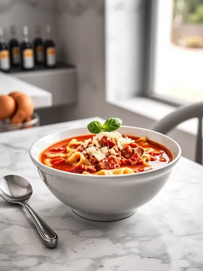 Slow Cooker Lasagna Soup – Hearty One-Pot Meal - cooking process