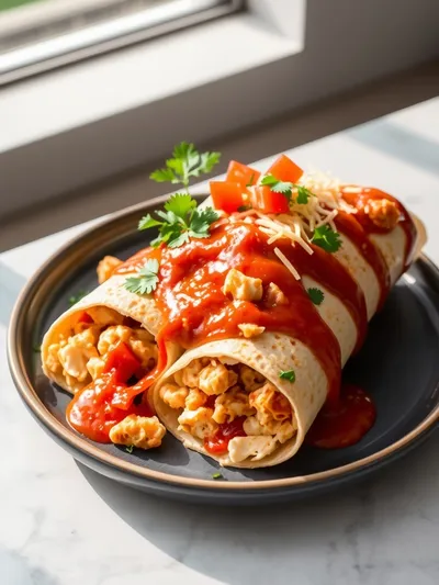 Smothered Chicken Burritos - Easy One-Pan Meal - cooking process