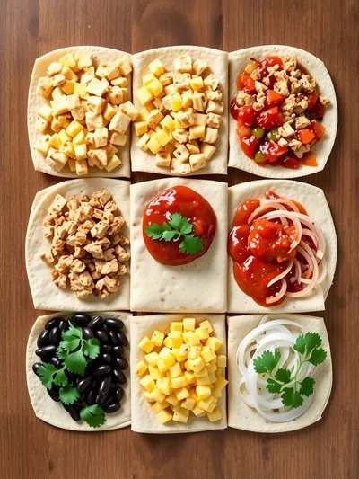 Smothered Chicken Burritos - Easy One-Pan Meal - ingredients preparation