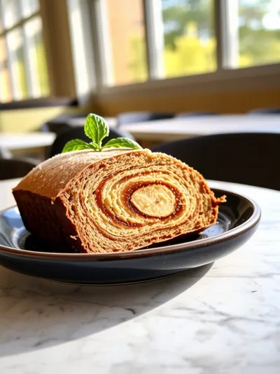 Snickerdoodle Banana Bread - ready to serve