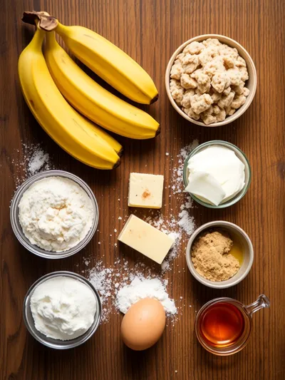 Snickerdoodle Banana Bread - ingredients preparation