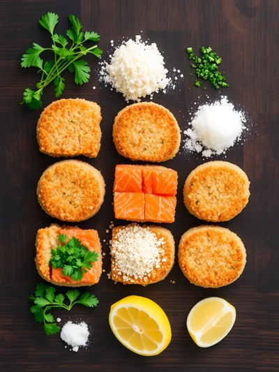 Southern Salmon Croquettes – Easy & No-Fail Recipe - ingredients preparation
