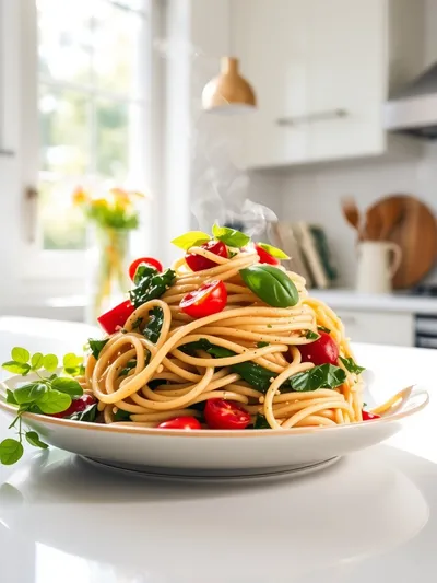 Spring Vegetable Pasta – Easy Vegan Recipe