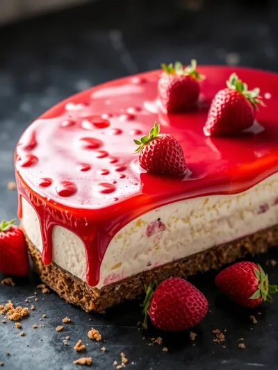 Easy Strawberry Cheesecake Recipe