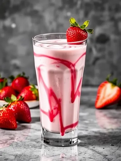 Homemade Strawberry Milk Recipe