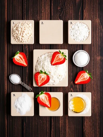 Strawberry Mochi Recipe – Easy Sweet Snack - ingredients preparation