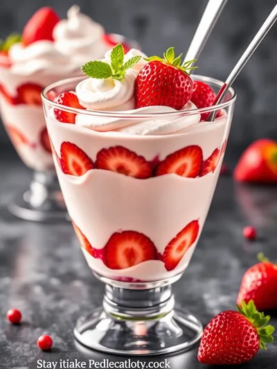 Strawberry Mousse – 4‑Ingredient Dreamy Dessert