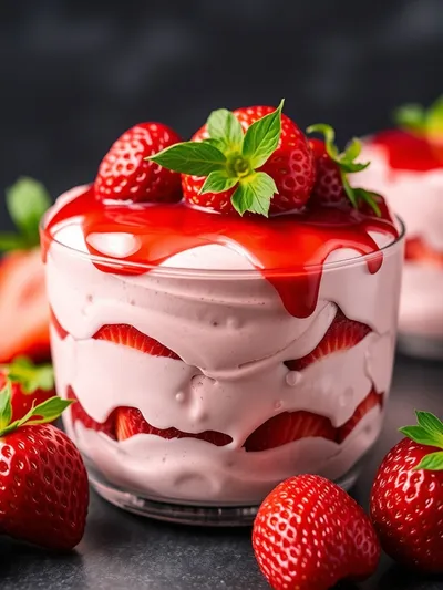 Strawberry Mousse – Light & Fluffy Dessert