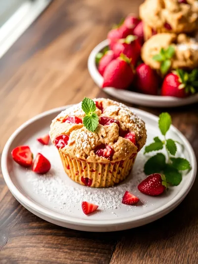Strawberry Muffins Recipe – Quick & Easy - ready to serve