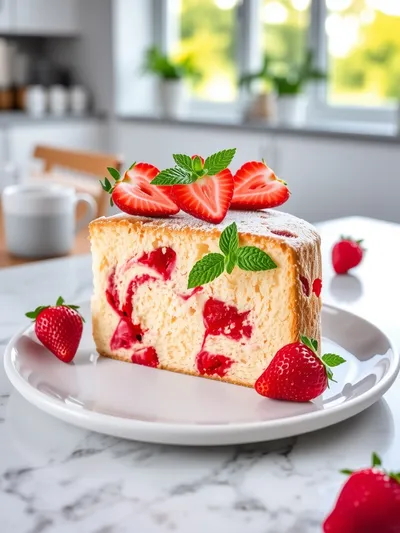 Strawberry Pound Cake – Fresh Strawberry Recipe - ready to serve