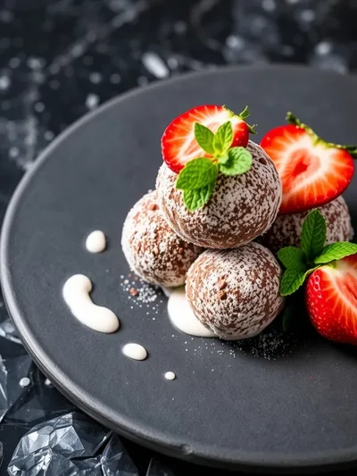 Strawberry Shortcake Truffles Recipe - ready to serve