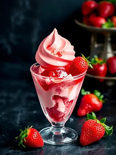 Strawberry Sorbet – Just 4 Ingredients