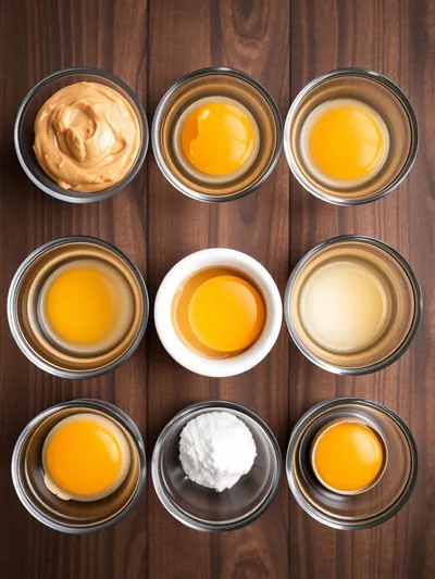 Easy 3-Ingredient Sugar-Free Peanut Butter Cookies - ingredients preparation