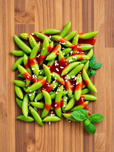Sweet Chili Edamame - ingredients preparation