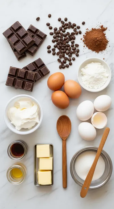 Tiramisu Brownies – Coffee Chocolate Delight - cooking process