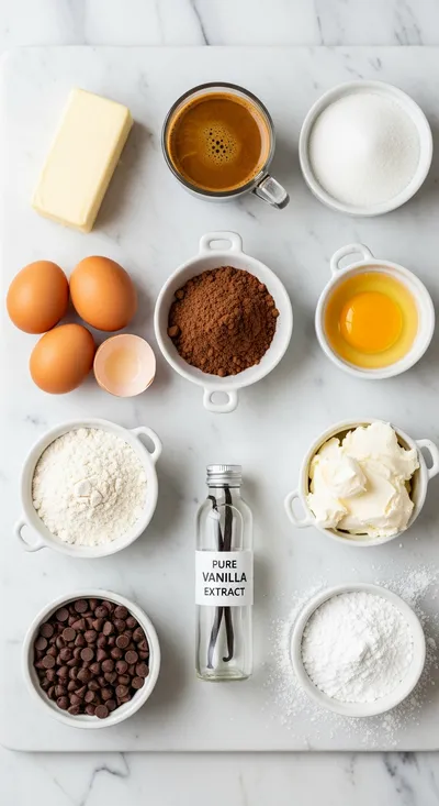 Easy Tiramisu Brownies - ready to serve