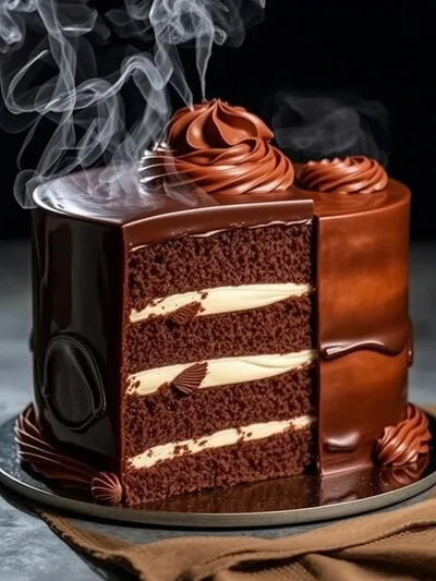 Decadent Tuxedo Cake – Triple Chocolate Mousse