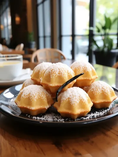 Vanilla French Beignets – Easy Breakfast Recipe - ready to serve