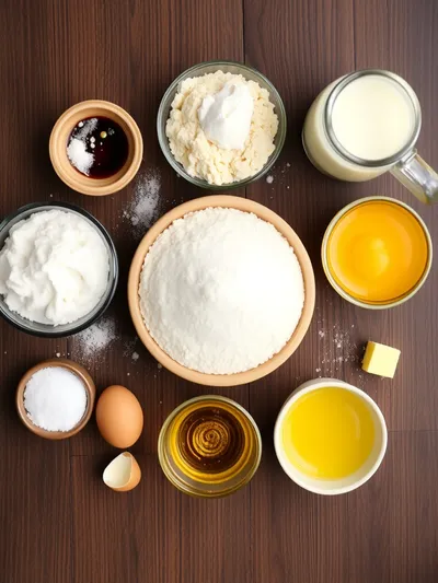 Vanilla French Beignets – Amazing Breakfast Treat - ingredients preparation