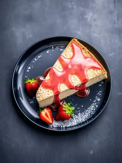 Vegan Strawberry Cake – Small Batch Delight - cooking process