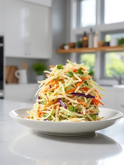 Vinegar Coleslaw (No Mayo)