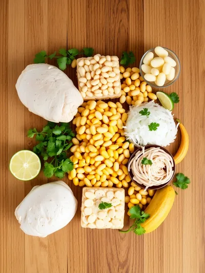 Healthy Pressure Cooker White Chicken Chili Soup - ingredients preparation