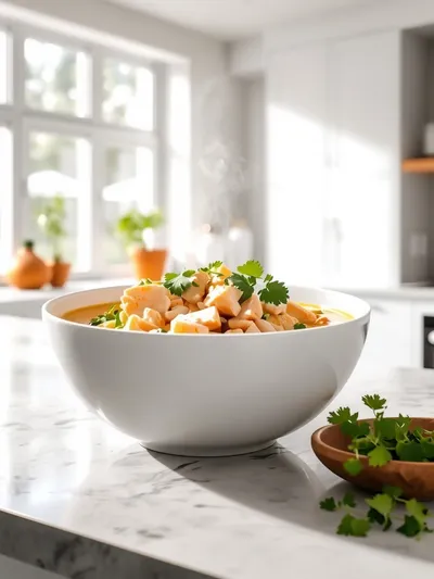Healthy Pressure Cooker White Chicken Chili Soup
